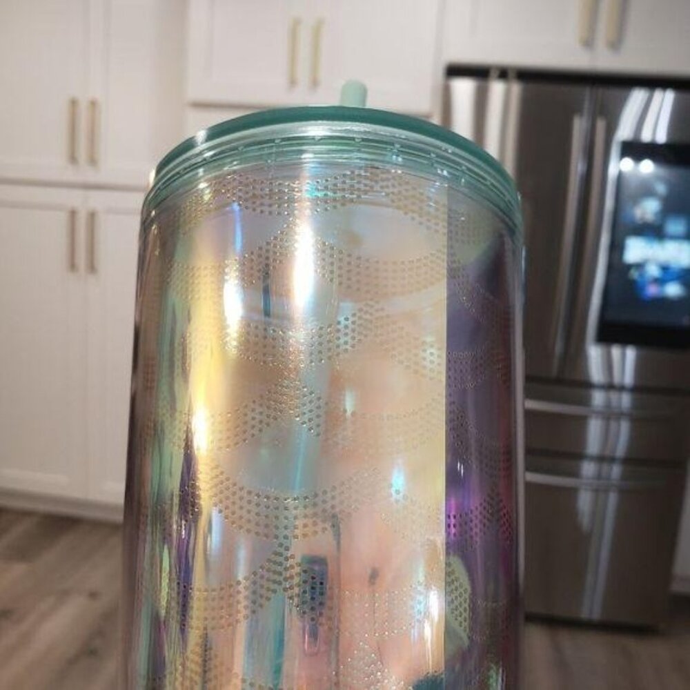 Starbucks Iridescent 24 Oz Cold Cup Tumbler With Straw - Picture 7 of 10